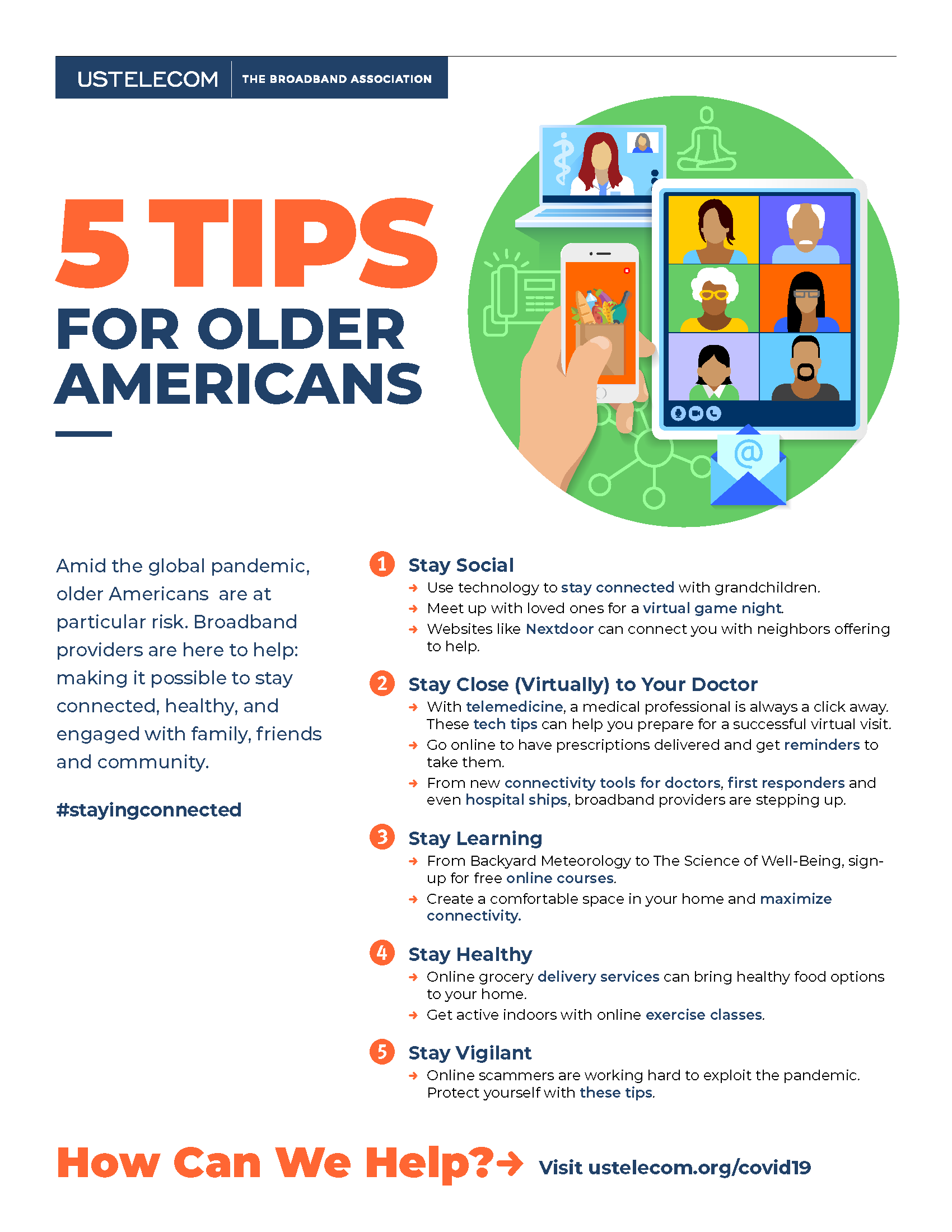 Stay connected: Tips from the National Institute on Aging for